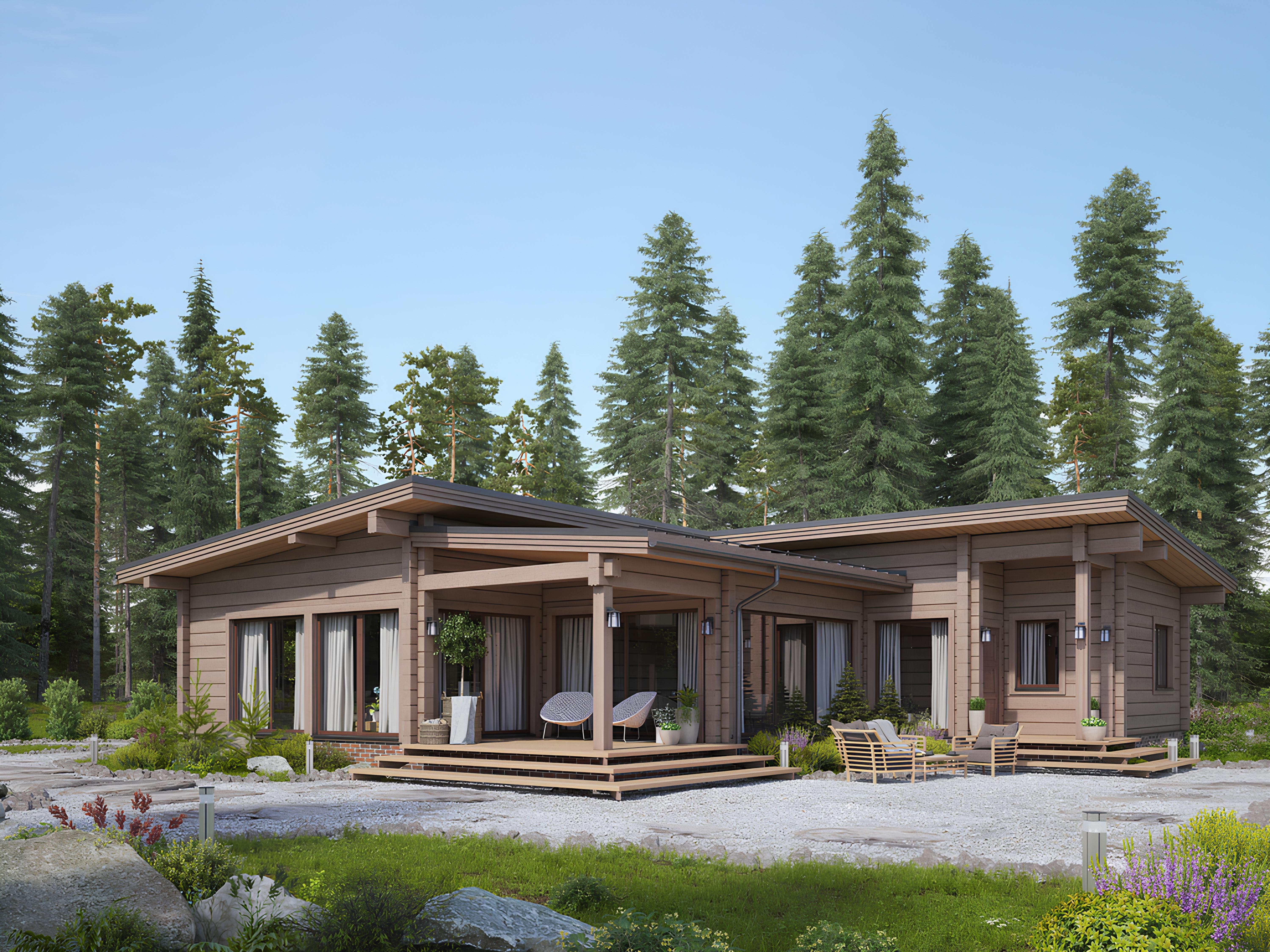 Дом из профилированного бруса VZ-373